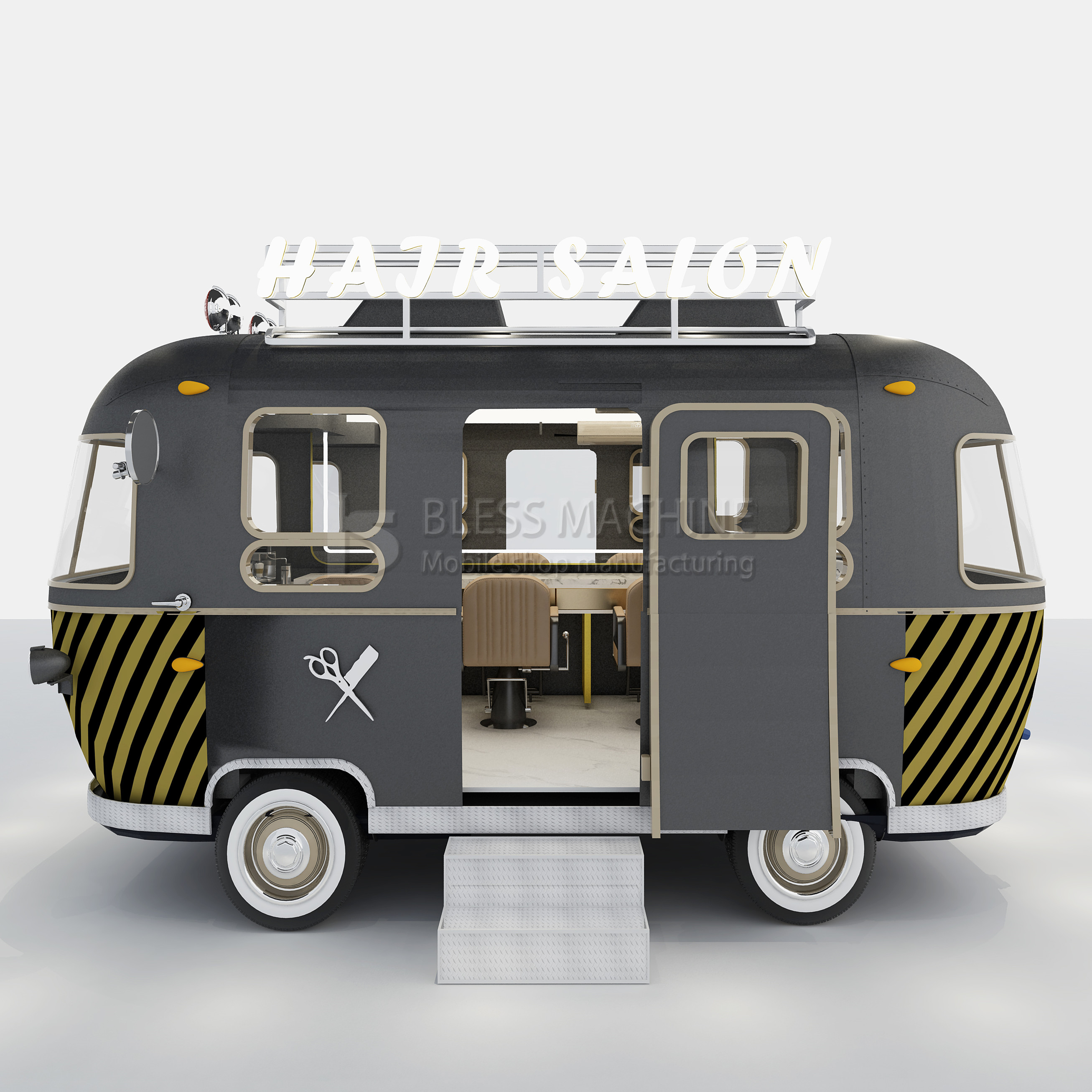 Square Style Food Tow Trailer for Mobile Snacks and Beverages in High Demand