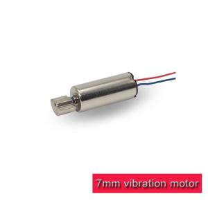 China Micro DC Vibration Motor 7mm Diameter 1.5v 3v 3.7v Coreless DC Motor wholesale