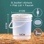 20L Household Beer Fermenter Alcohol Fermentation Fruit Enzymes Barrels for