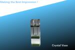 crystal vase/flower vase/flower bottle/glass vase/pen holder/crystal flower