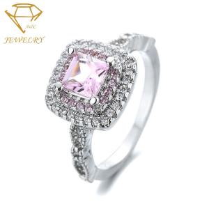 China AAA CZs Personalized Sterling Silver Jewelry Wedding Ring wholesale