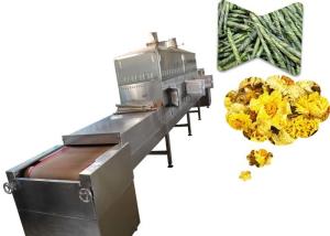 China 60 Kw Microwave Flower Dryer Machine Stainless Steel Material For Flower Tea Leaf wholesale