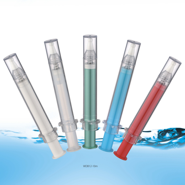 cosmetic syringe 10ml bottle /10ml eye cream bottle