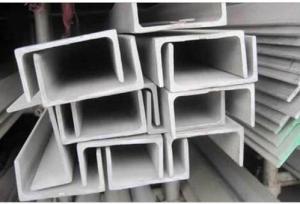 China ASTM 201 304 316 Rolled Steel Channel , Carbon Steel U Channel Natural Color wholesale