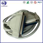 DB9 TPE Silver Male and Female Connector for Electrical Wire Harness
