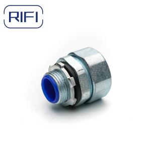 China 20mm 25mm connector Metalico Recto Flexible Conduit Connector wholesale