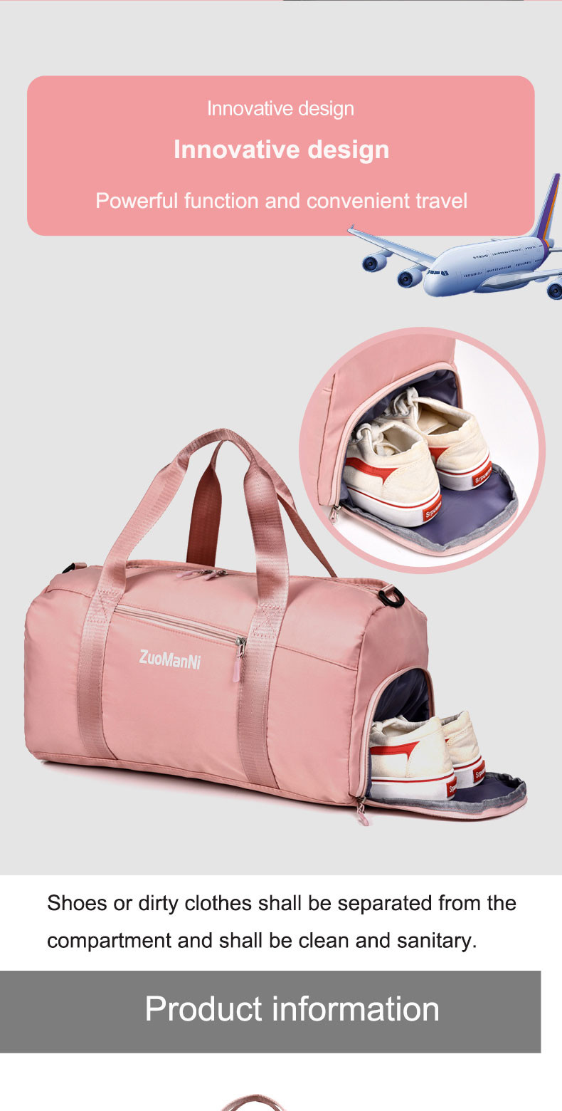 Ultimate Weekend Gym Bag Sports Duffle Bag With Shoe Compartment Wet Pocket