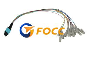 China Multimode LC Direct Harness MTP/MPO Fiber Breakout Cable OM3 0.9mm wholesale