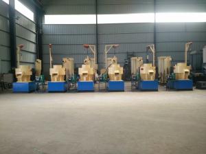 China vertical ring die biomass wood pellet mill production line LSKJ550 1500kg per hour wholesale