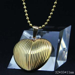 China Fashion Ladies Women Girls Stainless Steel Loving Heart Shapped Necklace Pendant LPH211 wholesale