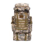 80L Large Capacity Waterproof Camouflage Hiking Backpack Leisure Tactical