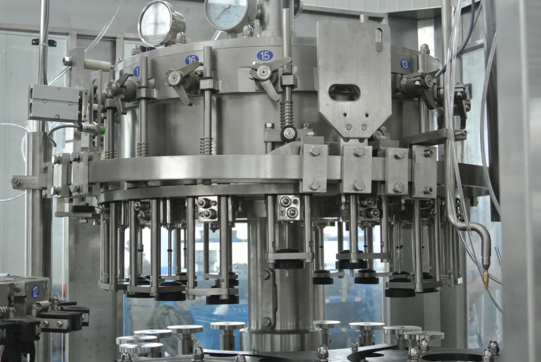 Carbonated Drink Brewery Bottling Equipment Monoblock Machine 1000Bph - 2000Bph
