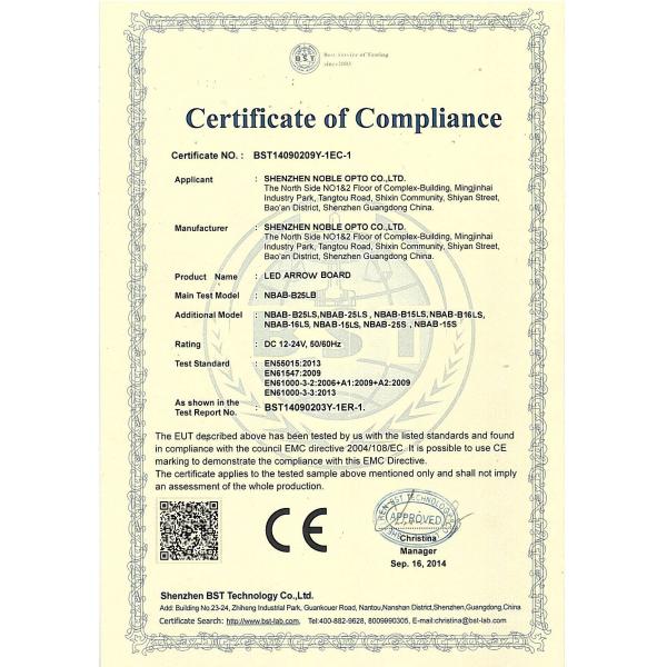 LED Arrow Traffic Control Board for Construction Zone with Portable Trailer