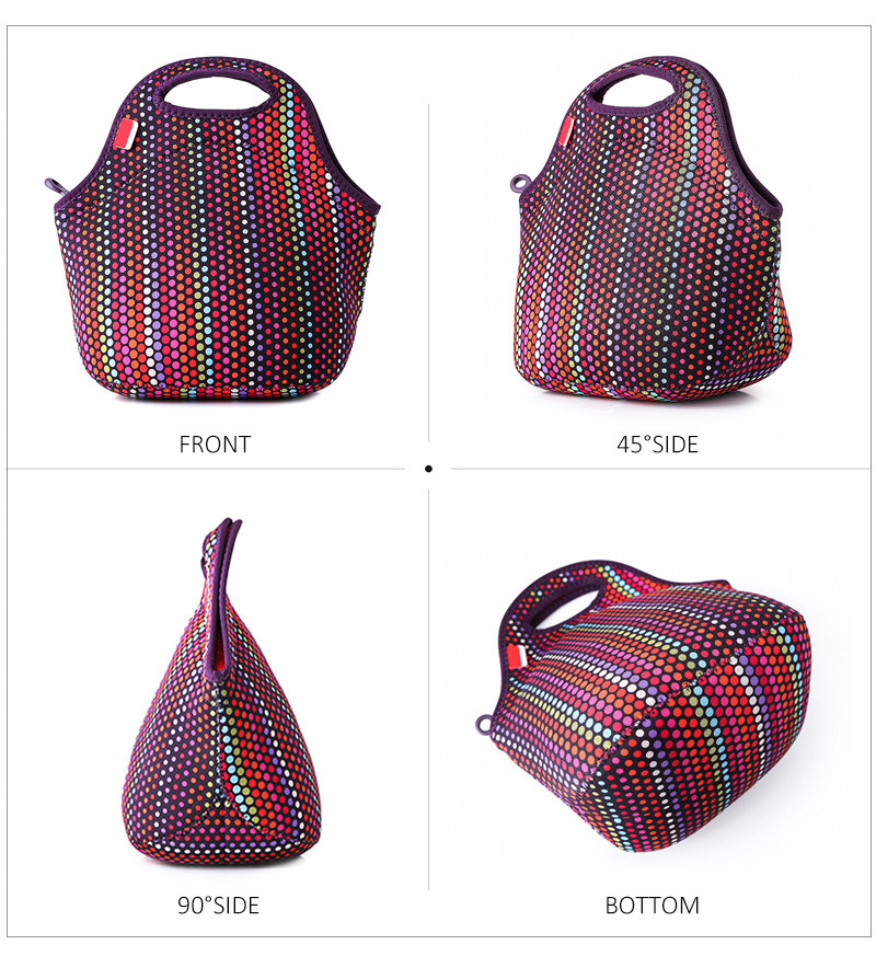 Lightweight Neoprene Fabric Bento Cooler Lunch Bag