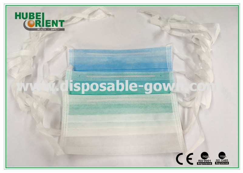 3 Ply Disposable Medical Face Mask EN149 With Nonwoven Ties