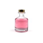 Recycled Clear Glass Diffuser Bottles / Embossed Aromatherapy Glass Bottles