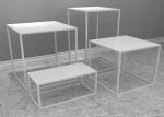 Fashion Garment Display Stands For Shopping Mall / Shop Display Tables