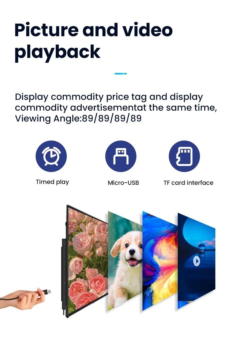 Touch Screen Interactive Digital Kiosk 21.5 32 43 55 65 75 Inch Wall Hanging