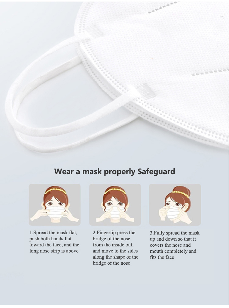 Protective Disposable N95 Mask Ce Certificates Oem Customize Dust Protection