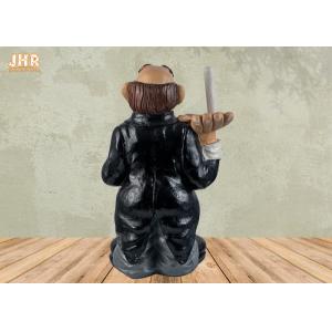 Polyresin Butler Sculpture Toilet Paper Holder Funny Resin Waiter Home