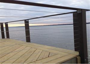 China Customized 304 Stainless Steel Railing Balcony Baluster 1000-1200mm Height wholesale