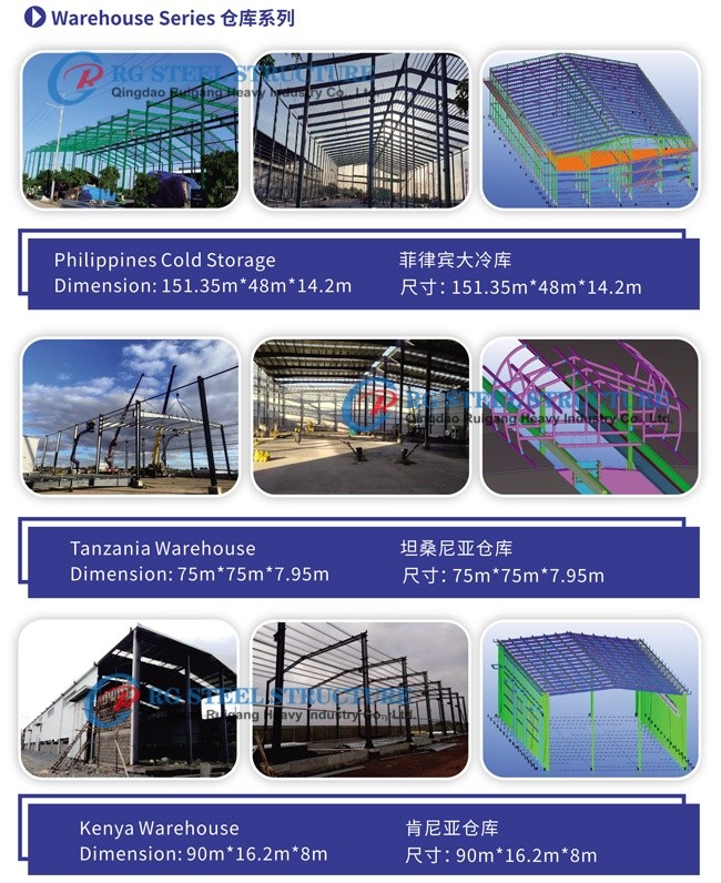 Metal Light Weight Prefab Structural Steel Office Building / Hangar / Workshop /Warehouse