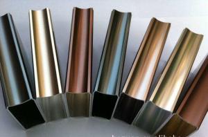 China Colourful Powder Coated Aluminium Profile Extrusion Weather Resistance wholesale