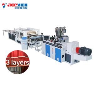 China 3 Layers ASA Glazed Plastic Roof Tile Making Machine wholesale