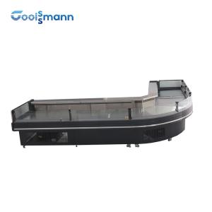 China Butcher Meat Display Freezer Fan Cooling System 280L Cooler Fridge wholesale
