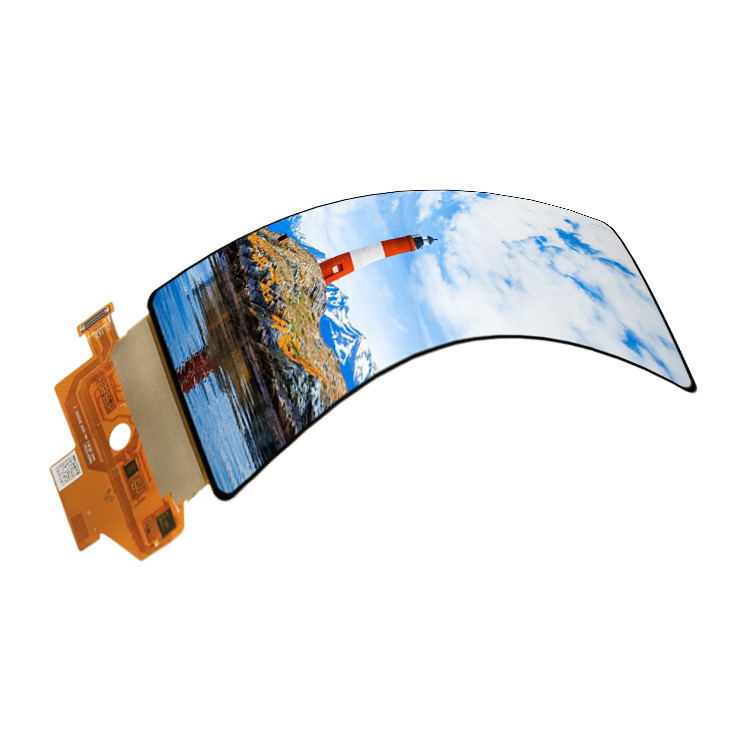 6.67 inch flexible AMOLED display front view