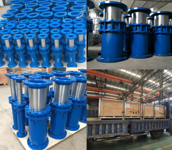 SS316 Stainless Steel Flange Flexible Direct Buried Sleeve Compensator