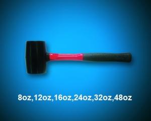 China black rubber mallet with red fiberglass handle wholesale
