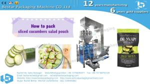 China How to pack sliced cucumbers salad pouch wholesale