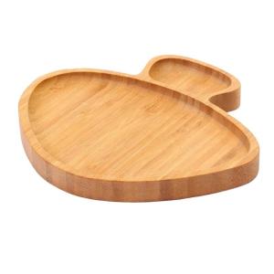 China Baby Children Mushroom Shape Bamboo Serving Trays with Dinner Plate in Modern Style wholesale