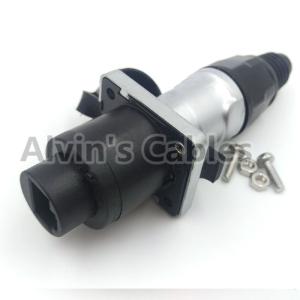 China Round Ethernet Waterproof RJ45 Connector Female And Male Gender 500V Rated Voltage wholesale