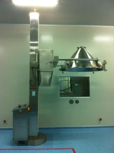 China FBD Bowl Pharma Lifter Tippler Bin Lifter GMP Design SS304 AISI 304 AISI 316 wholesale