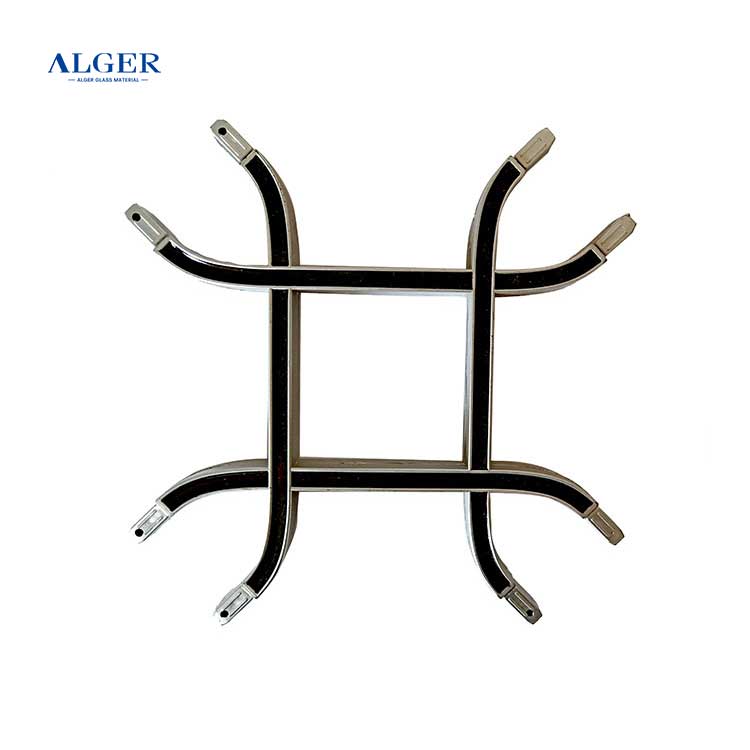 China glass fittings UV proof Plastic Golden Flower for georgian bar