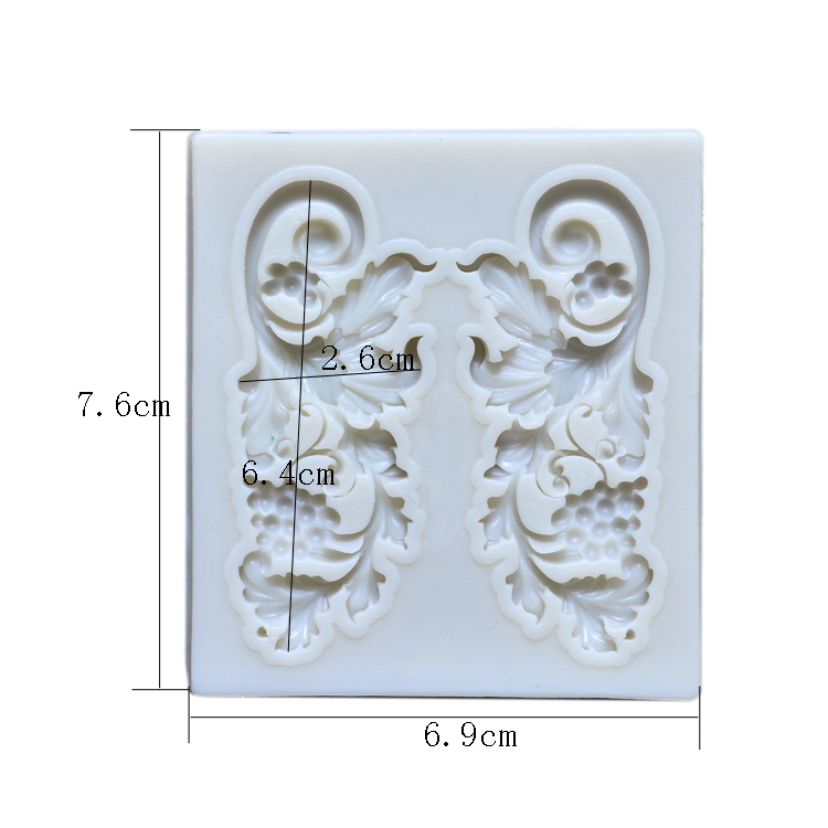Silicone Baking Tools And Utensils Moulds Grape Branch Shape For Cake Decorating
