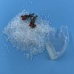 Scratch Resistance Flexible Carbon Fiber TPU Pellet OEM In Bulk