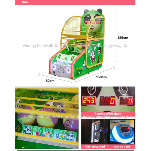 2 players coin operated Basketball arcade game machine Amusement park machine ball machine mini basketball game machine