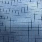 Uniforms Esd Clothing Material 100% Polyester Plaid Electrically Conductive