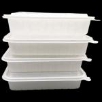 Lightweight Eco Friendly Disposable Tableware Pla Food Container Heat Resistance