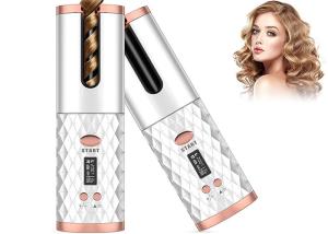 China ABS Metal Magic Rod Cordless Hair Curler 25W Rechargeable Portable wholesale