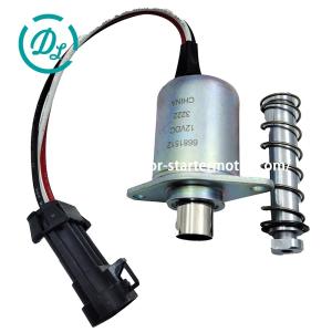 China Traction Lock Solenoid 7136559 6681512 12VDC Excavator Engine Parts wholesale