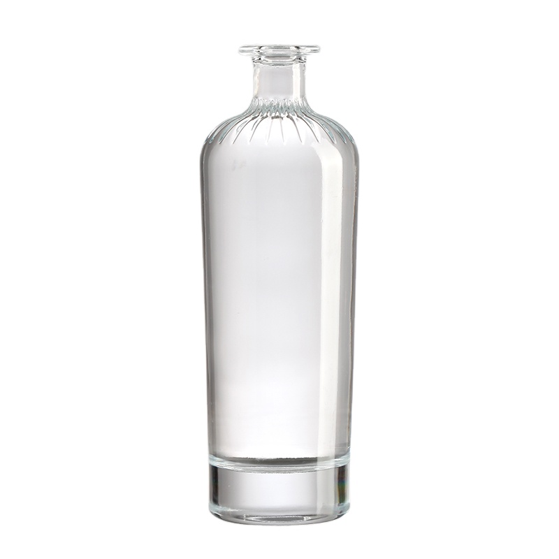 Clear 750ml Glass Vodka Liquor Wine Whiskey Bottle for Clients' Specific Requirements