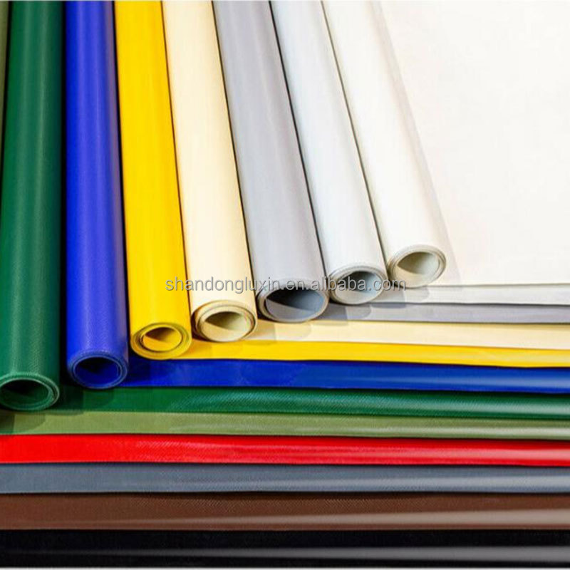 Coated Super Heavy Duty PVC CANVAS Tarpaulin Vinyl Tarps with Logo Printing Capability