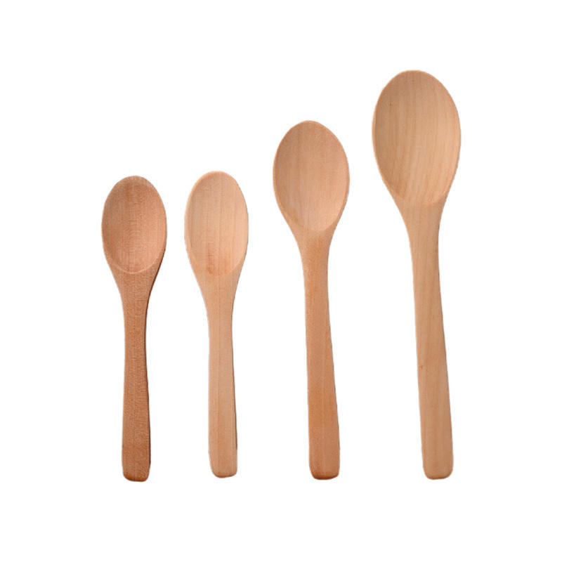 Lightweight Disposable Wooden Cutlery Set Customizable Sustainable