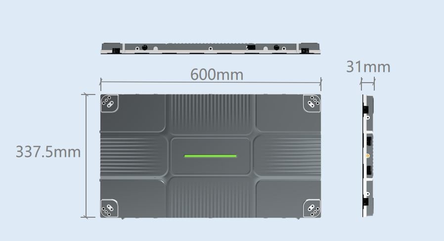 3in1 Type Small Pixel LED Display 600mm Cabinet P1.25 Indoor LED Display