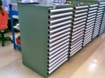 Industrial Tool Chests And Cabinets With 3 - 15 Drawers , Green