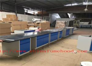 China ISO14001 Chemistry Lab Bench Cabinets Alkali Resistant Waterproof wholesale